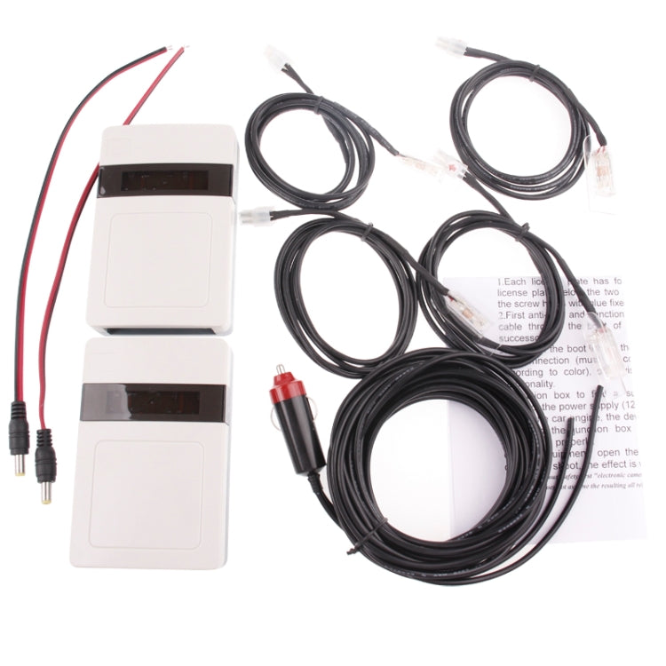 2 PCS DC 12V Car License Plate Anti Photo Radar Device, License Plate Anti Photo 2 PCS DC 12V Car License Plate Anti Photo Radar Device, License Plate Anti Photo
